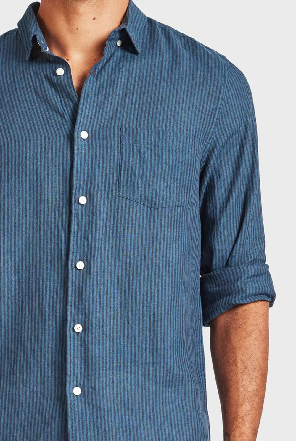 Soft Linen Blend Casual Long Sleeve Shirt
