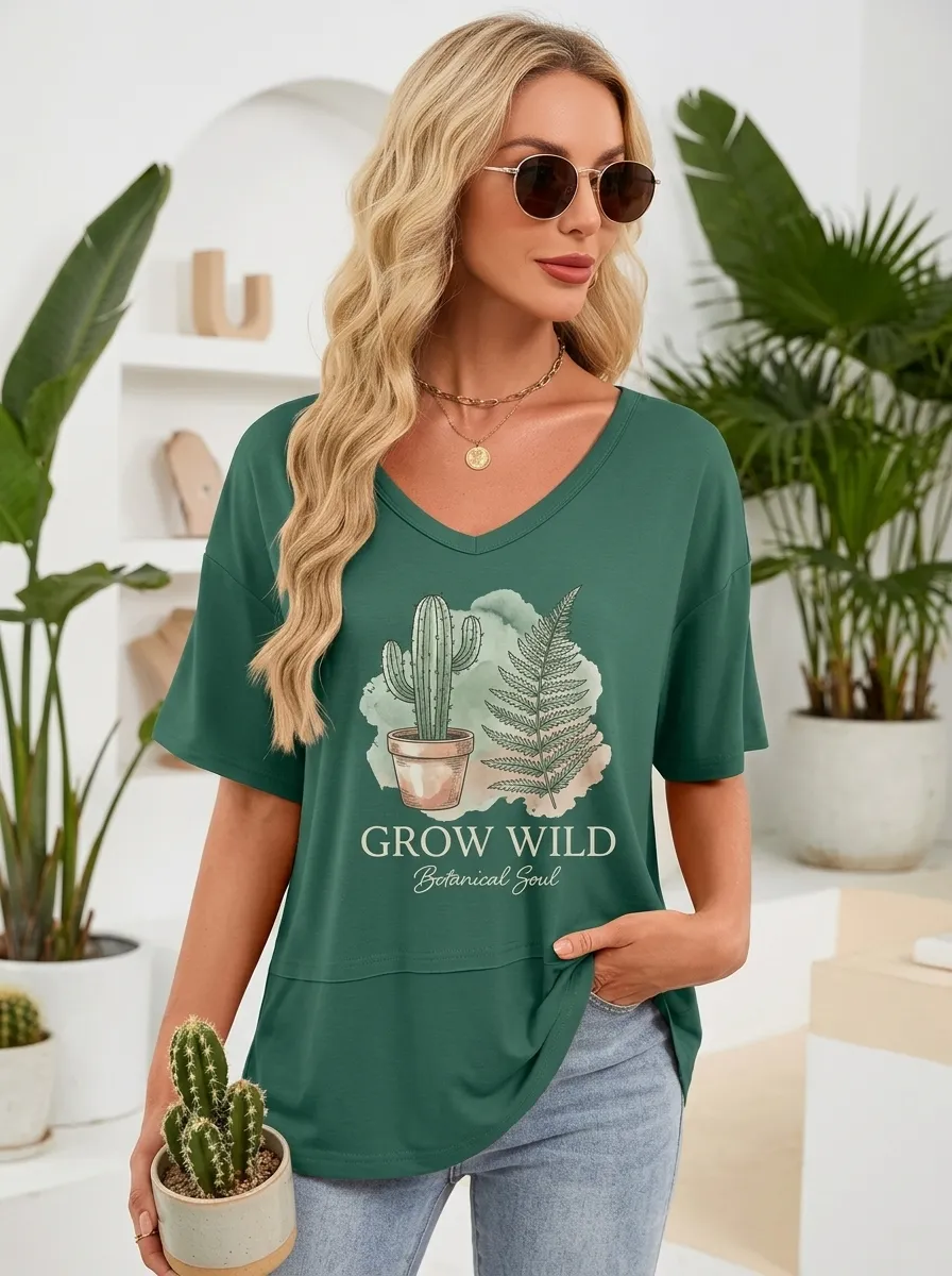 Plant Lover Cactus T-Shirt