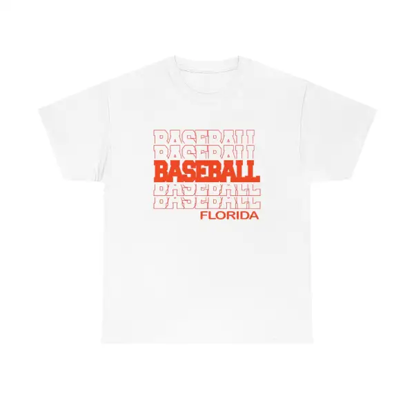 Baseball Florida in Modern Stacked Lettering