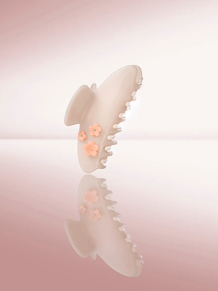 Floral Decor Hair Claw