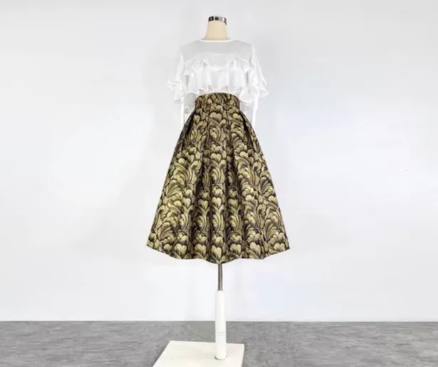 Chic Clean Everyday Casual Embroidered Skirt