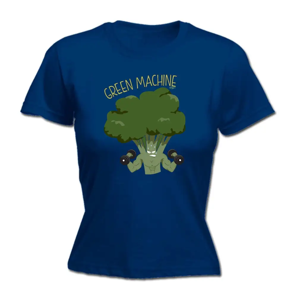 Green Workout Graphic Fitted Tee