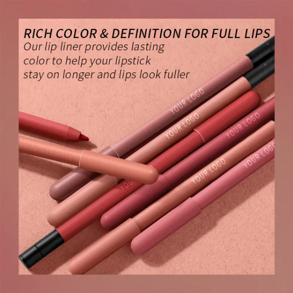Waterproof Lip Liner Matte Smoothly Lipliner Pencil Lipstick Vegan  Lipstick