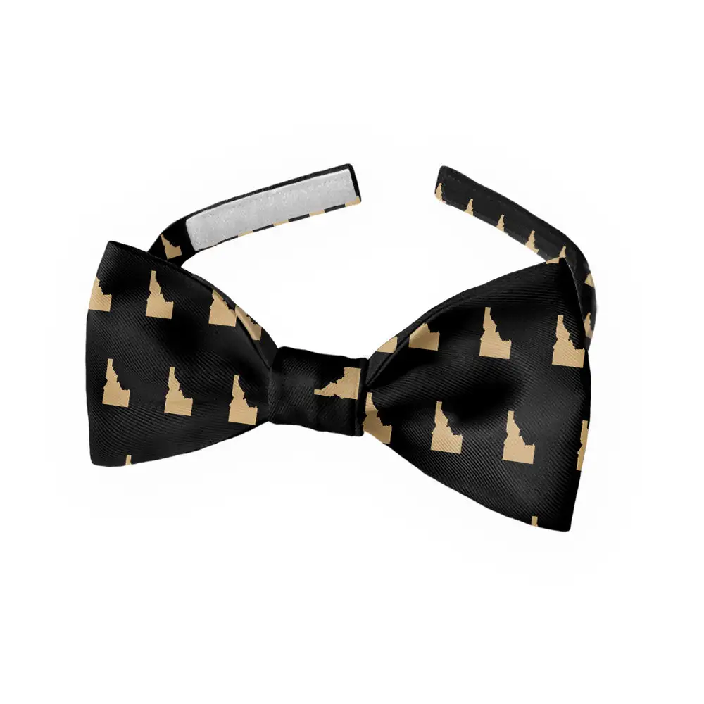 Distinctive Outline Motif Bow Tie