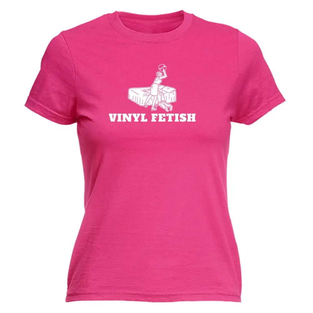 Vinyl Record Graphic Fitted Tee