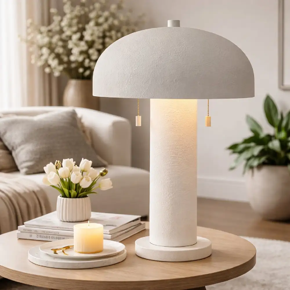 Metal Dome Shade Table Lamp