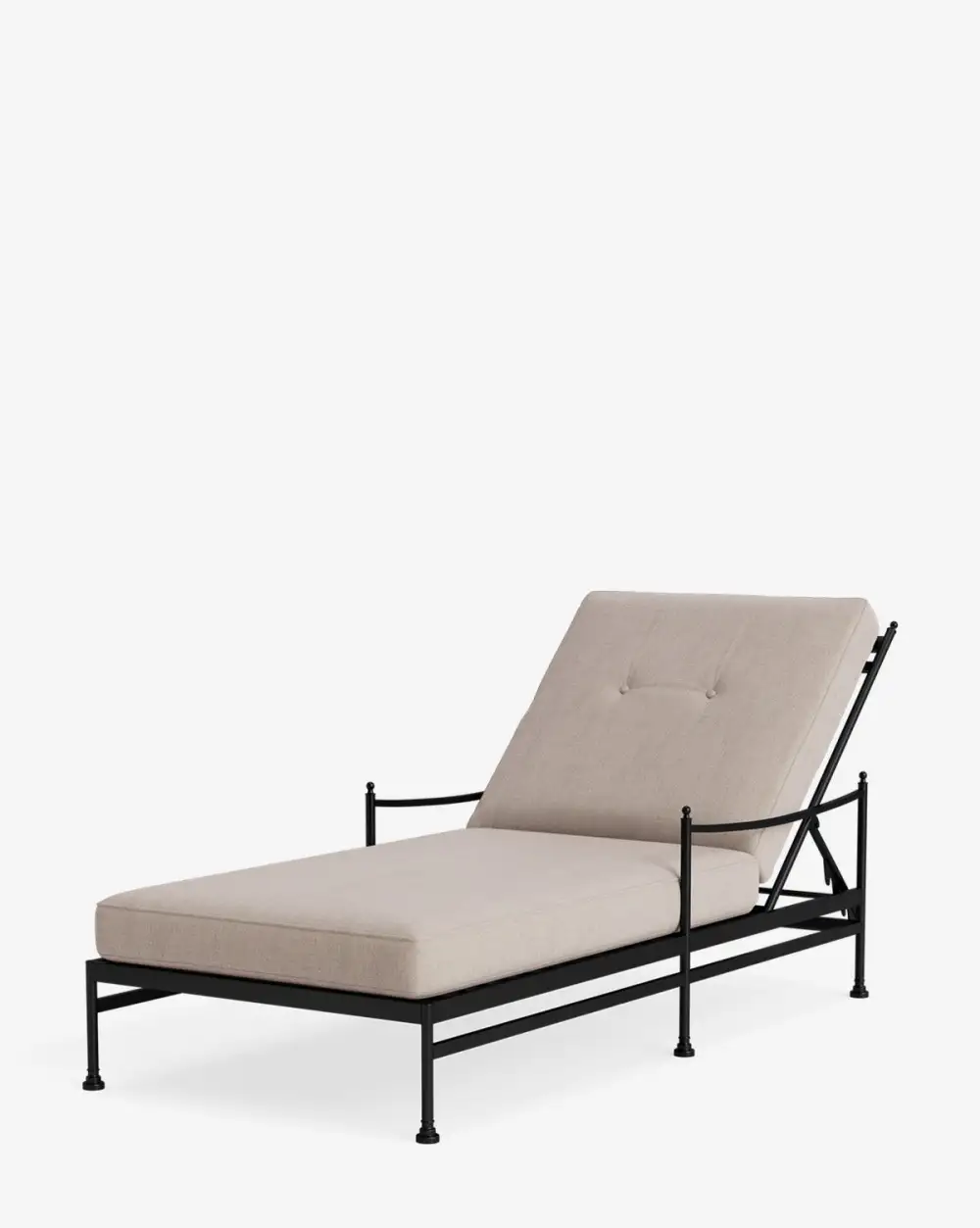 Tailored Aluminum Outdoor Chaise