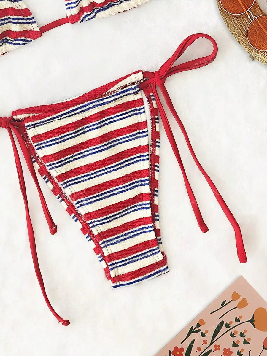 Katia Vacation-Style Striped Bikini