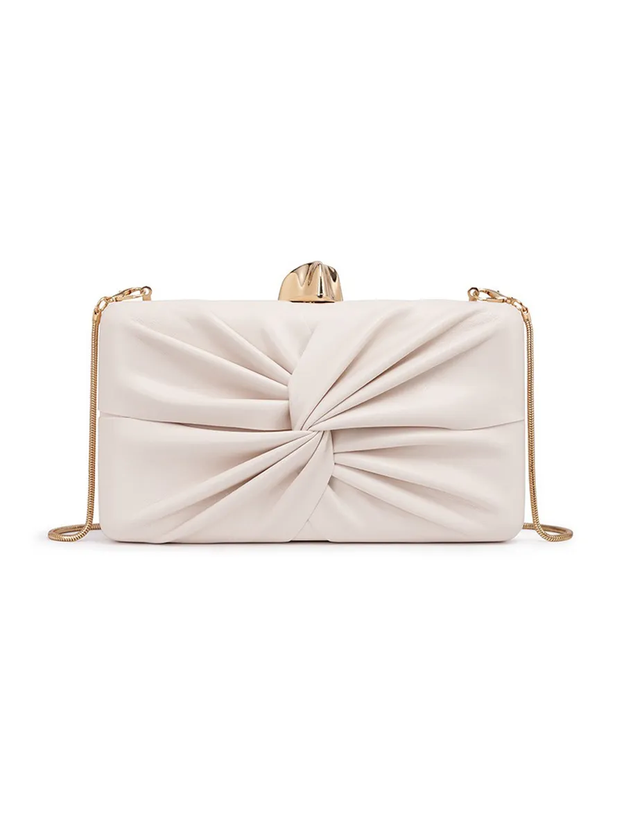 Maya Ruched Leather Bag