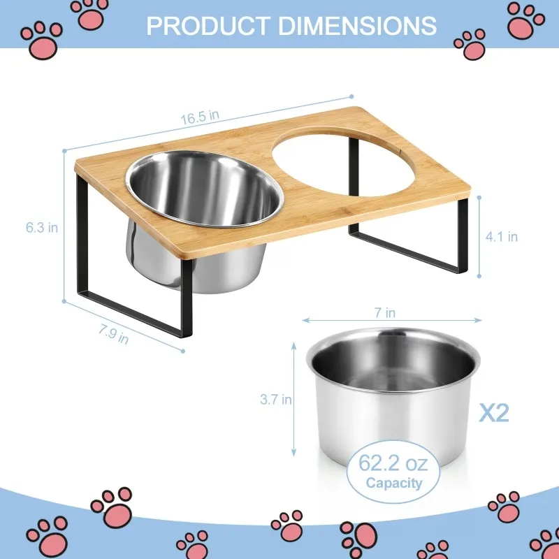 Elevated Double Pet Bowl