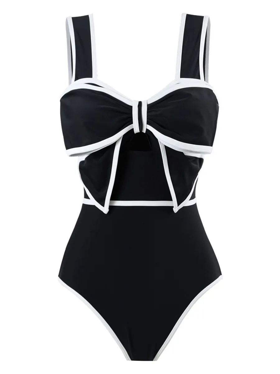 Jade Polka Dot Swimsuit Set