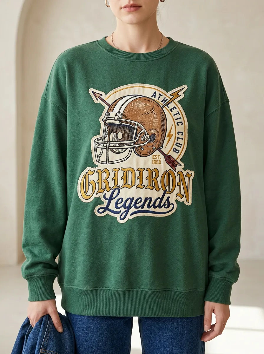 Unisex Gridiron Legends Football Helmet Arrow Printed Sweatshirt