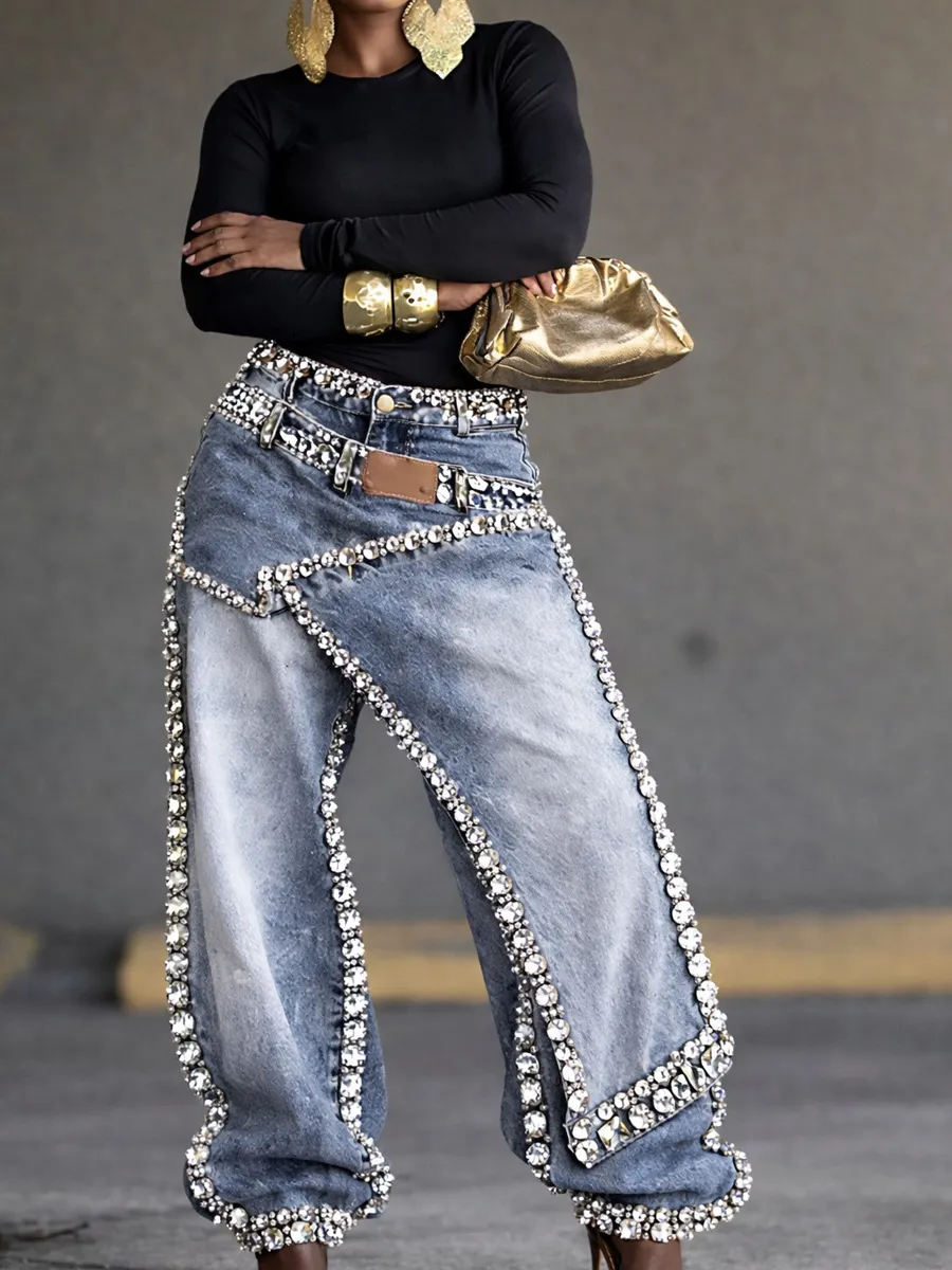 Emery Rhinestone Jeans