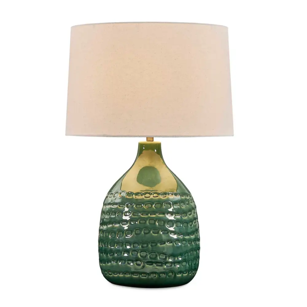 Dimpled Ceramic Table Lamp