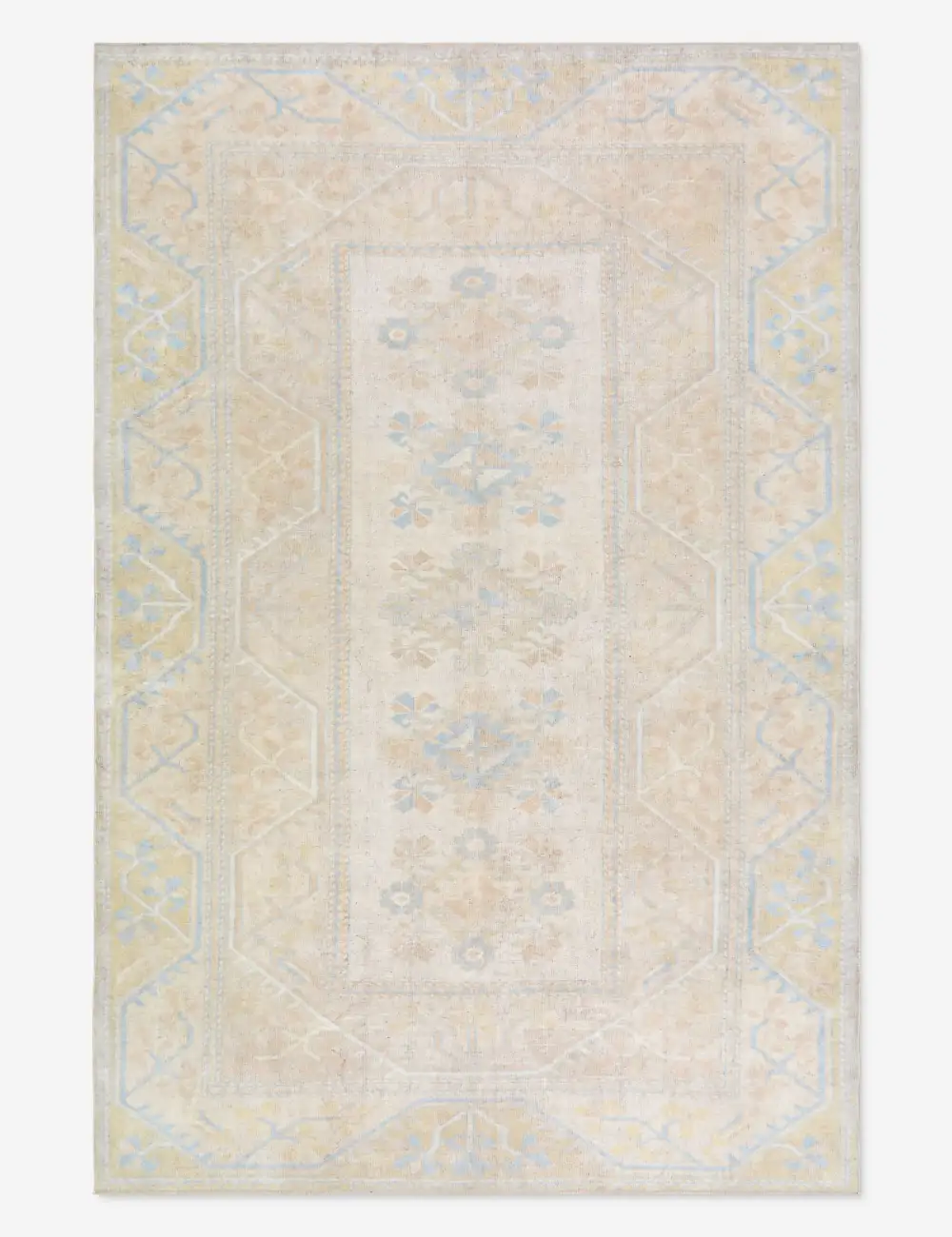 Rich Warm Distinctive Turkish Inspired Hand Knotted Wool Area Rug