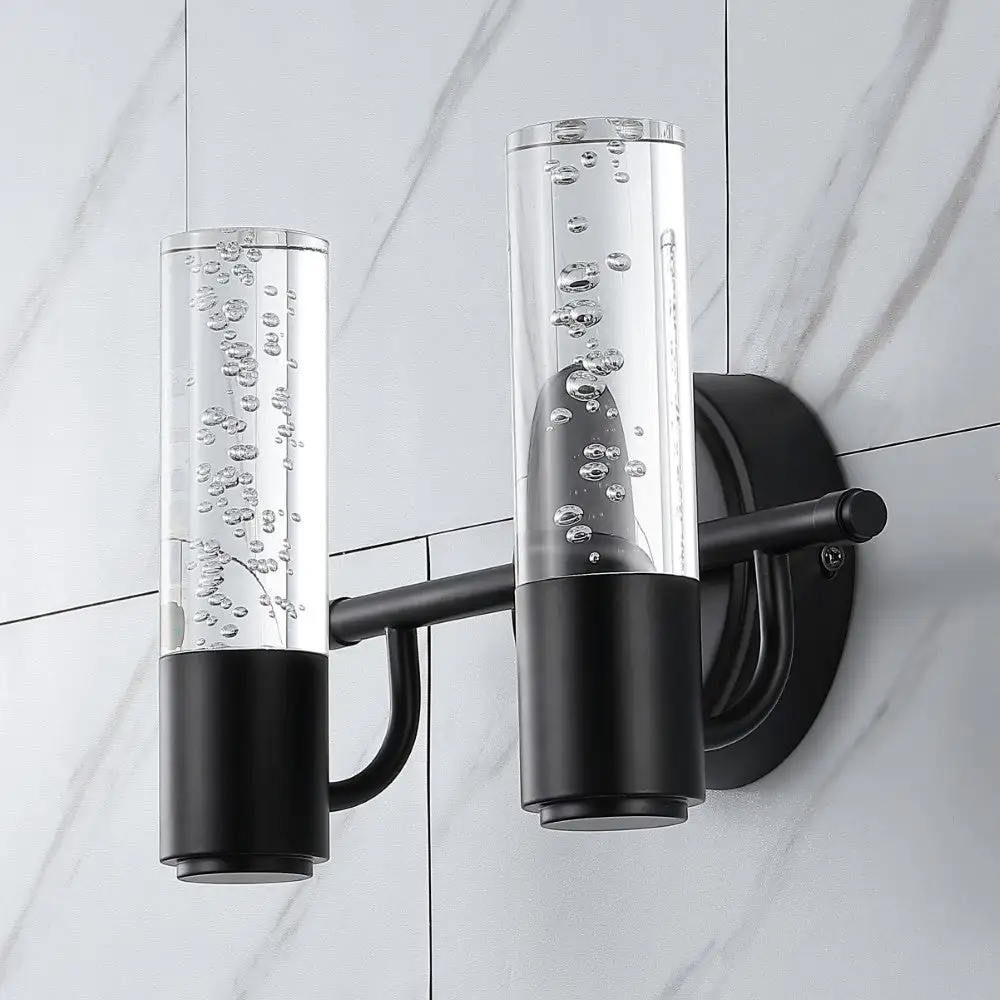 Dual-Light Minimalist Modern Bubble Acrylic/iron Integrated LED Vanity Light