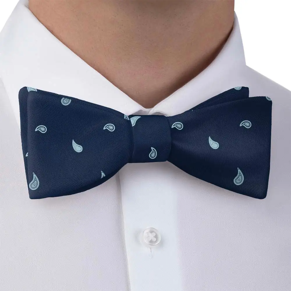 Petite Paisley Motif Bow Tie