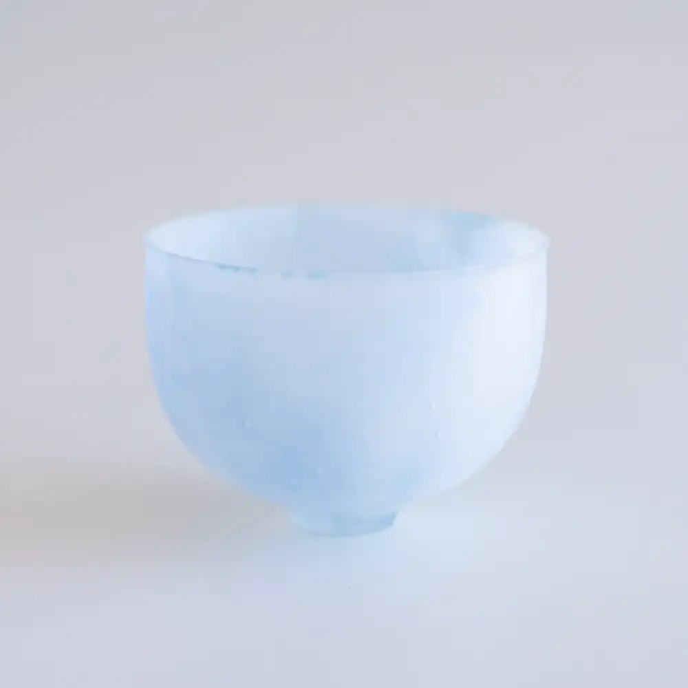 Balanced Wide Glass Drinking Cup