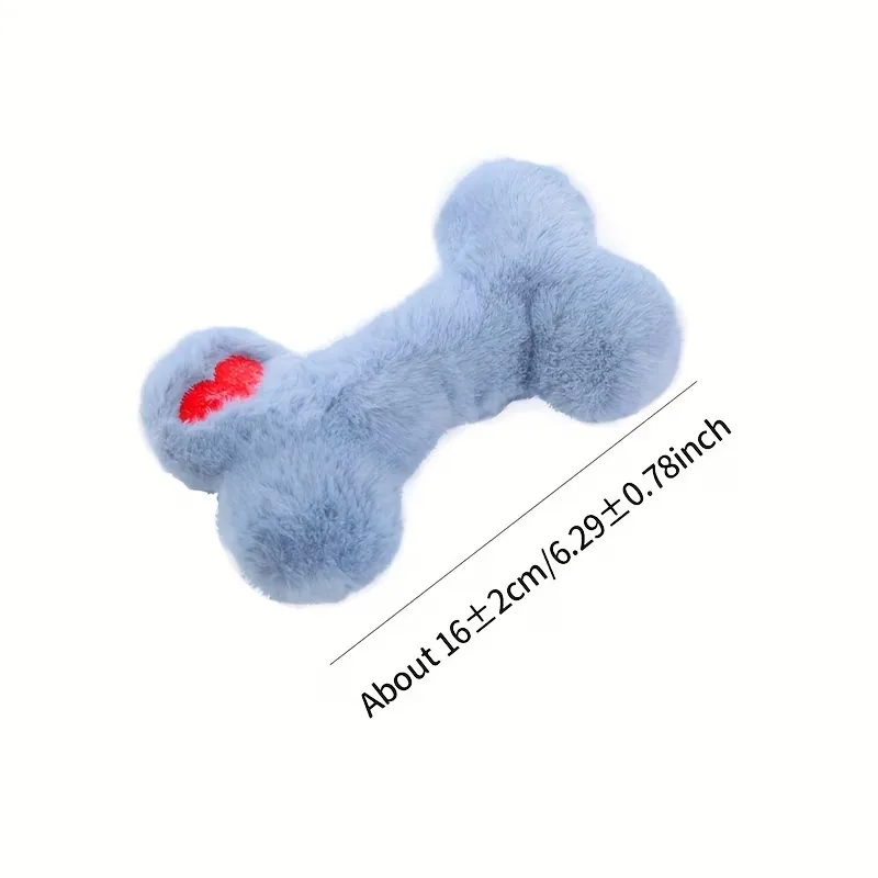 Plush Bone Dog Toy