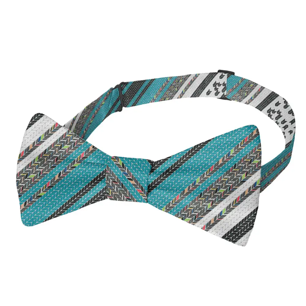 Serape Stripe Motif Bow Tie