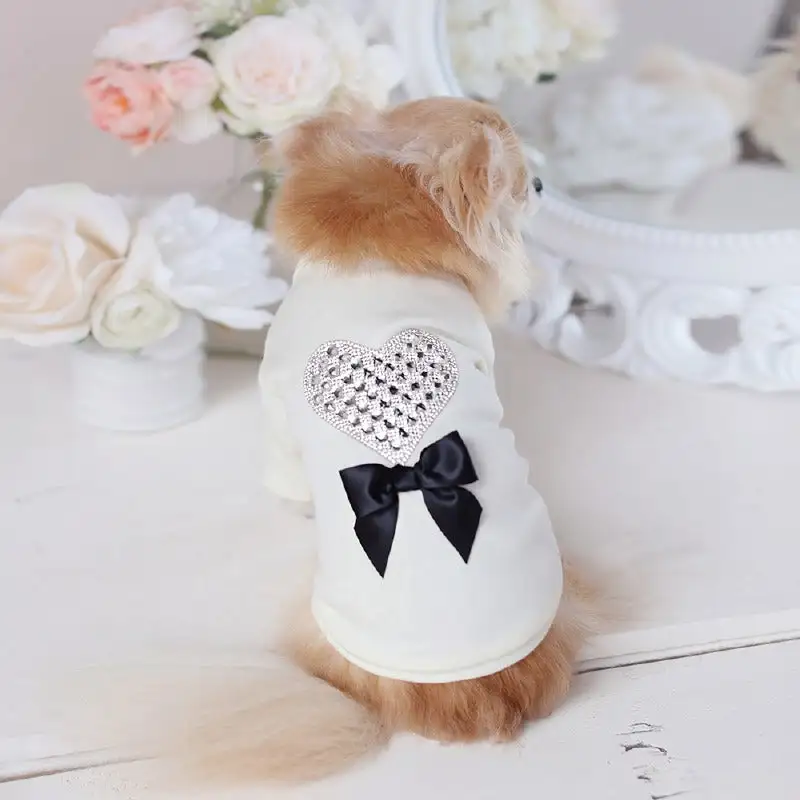 Heart Versatile Gentle Dog T-Shirt