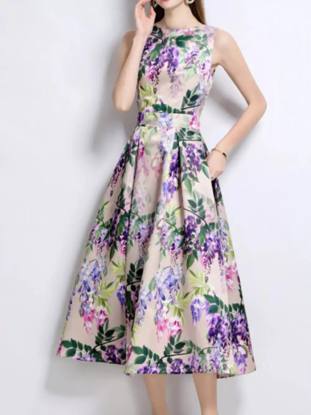 Sleeveless Sleeveless Midi Dress