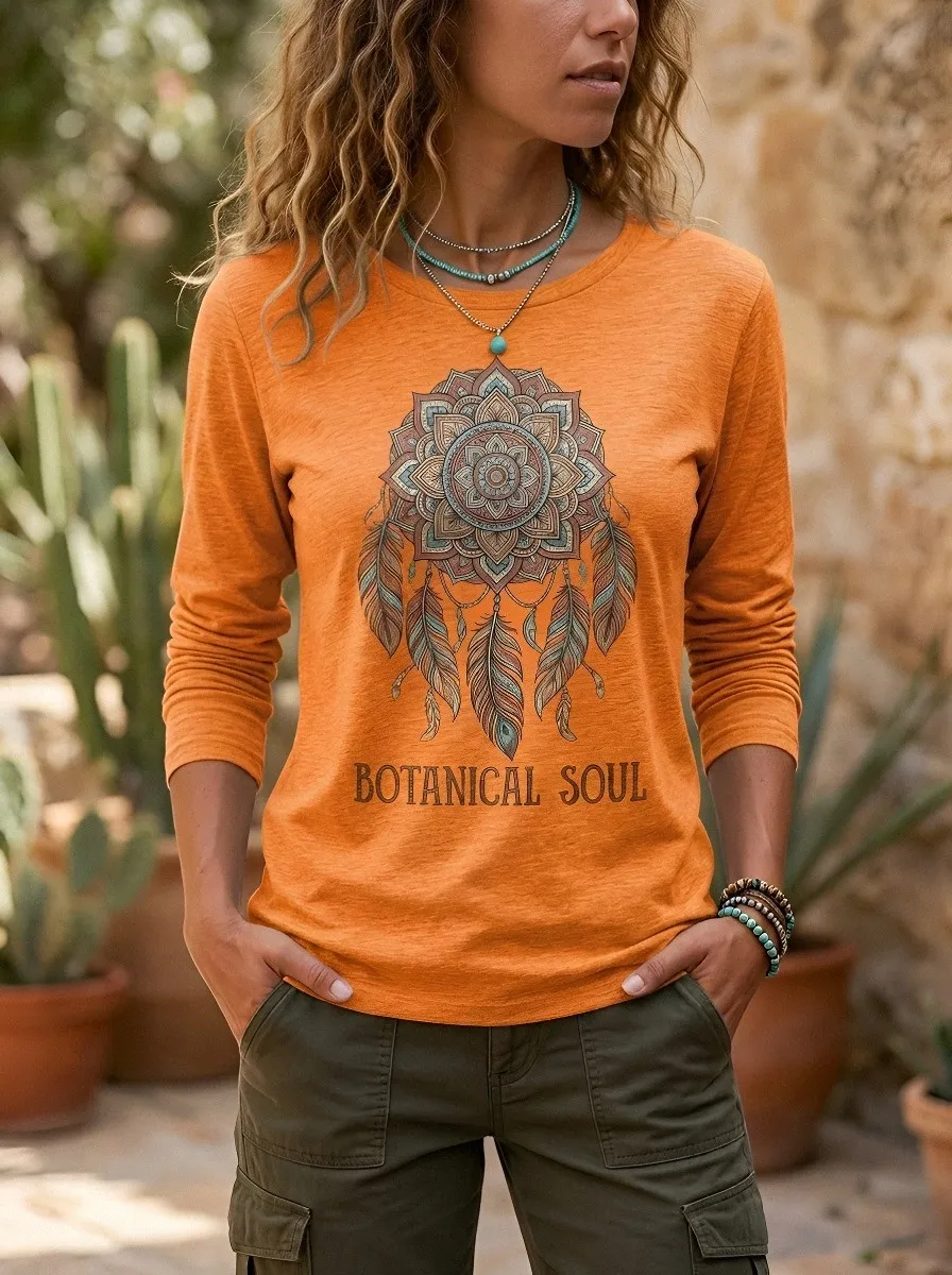 Boho Botanical Soul T-Shirt