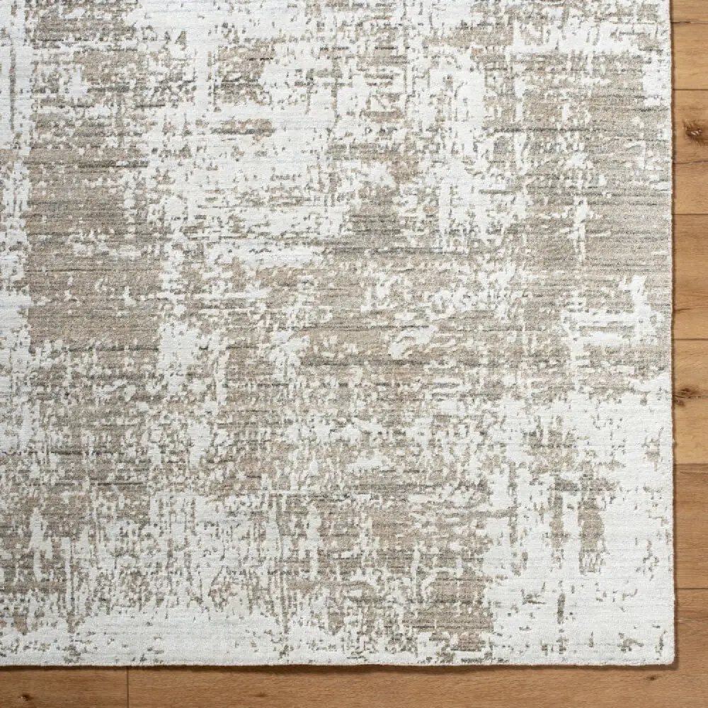 Hand-Knotted Viscose Blend Carpet