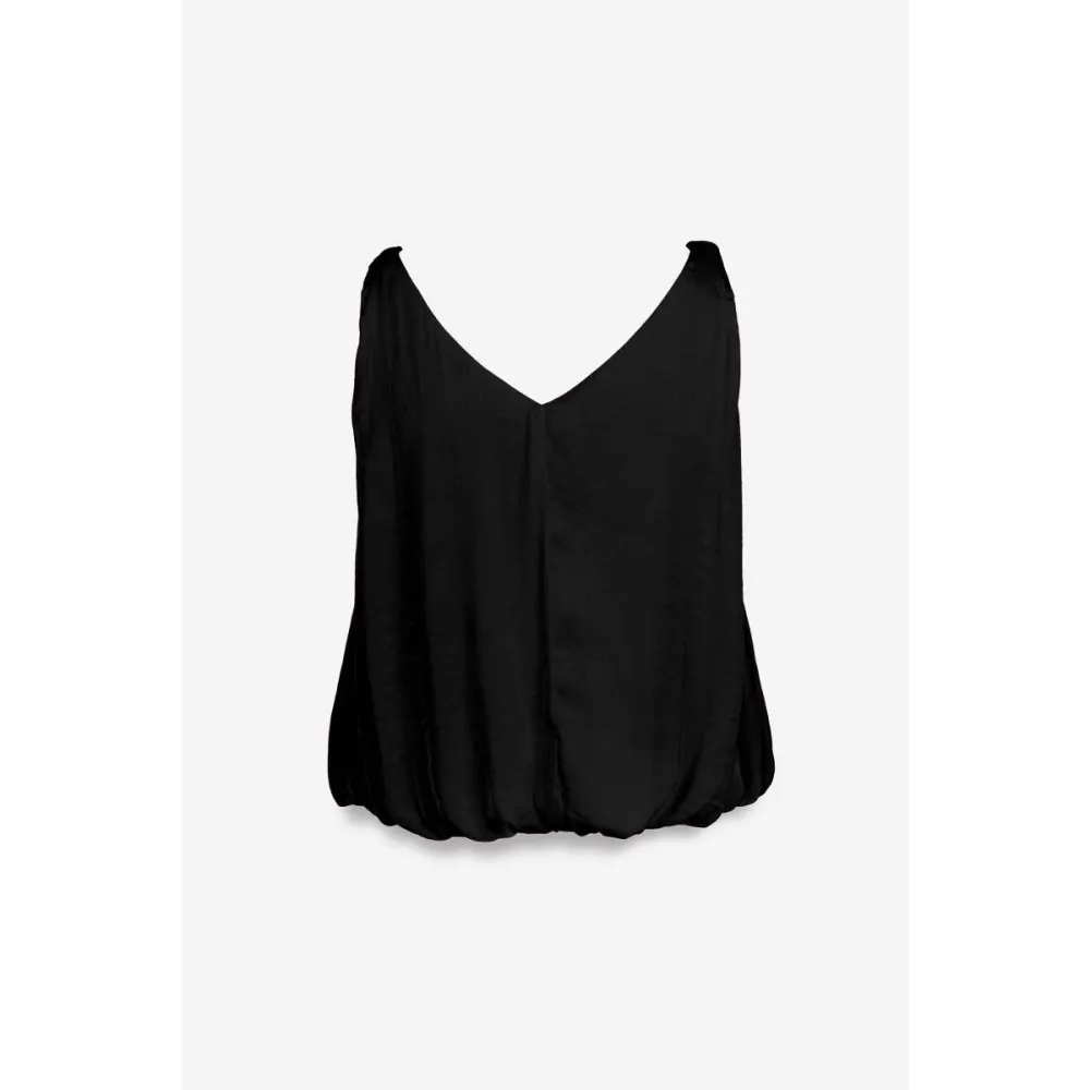 Billowy Strap Accent Tank Top