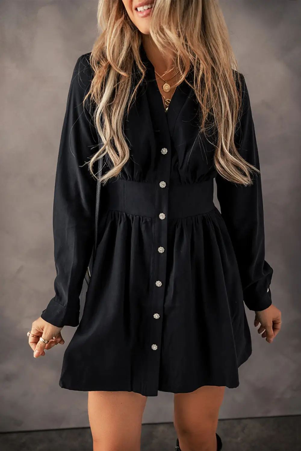 Weekend Long Sleeve Mini Dress