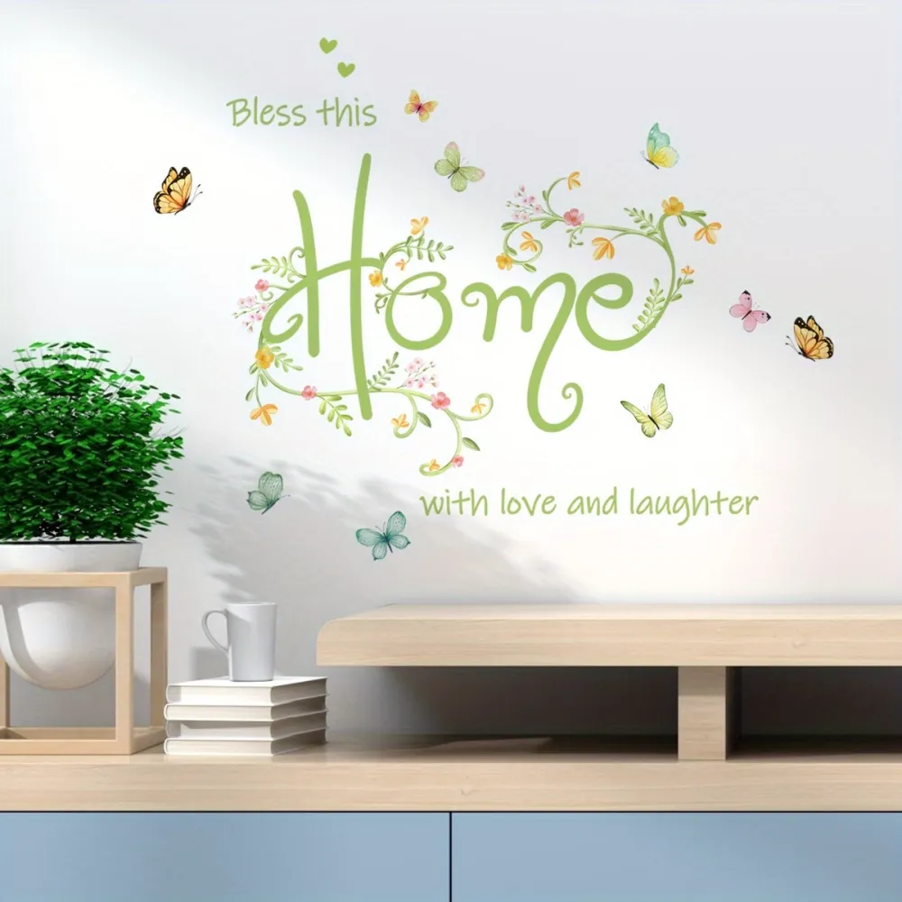 Floral Home Wall Decal