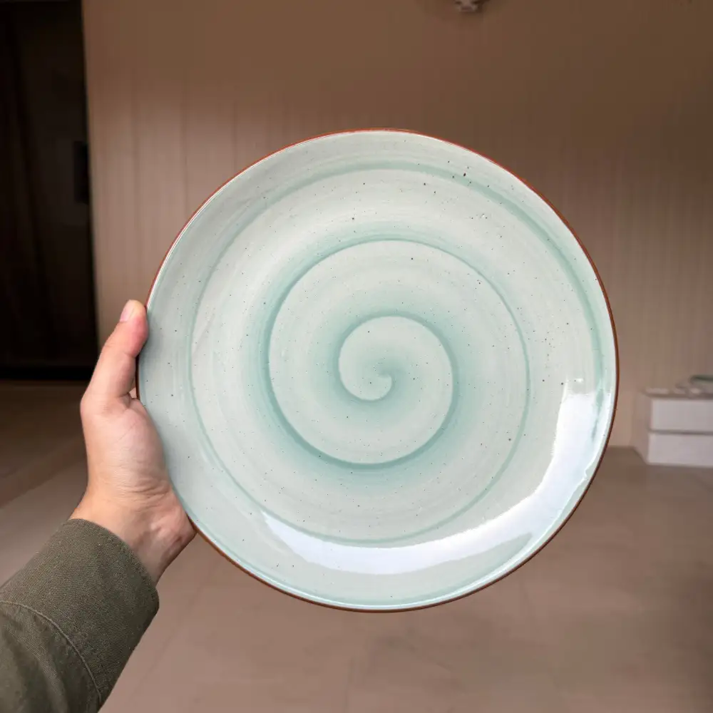 Home Rimless Ceramic Dining Plate