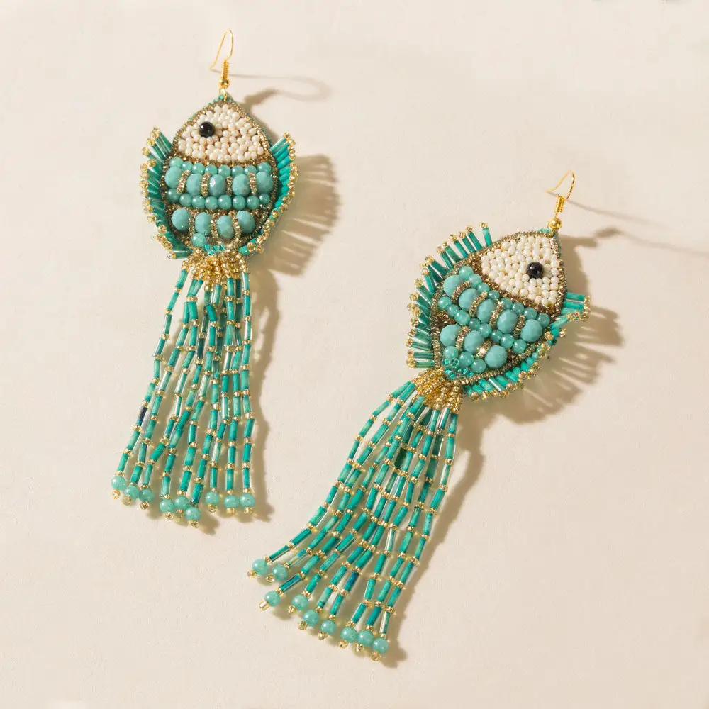 Elegant Linear Artful Statement Earrings