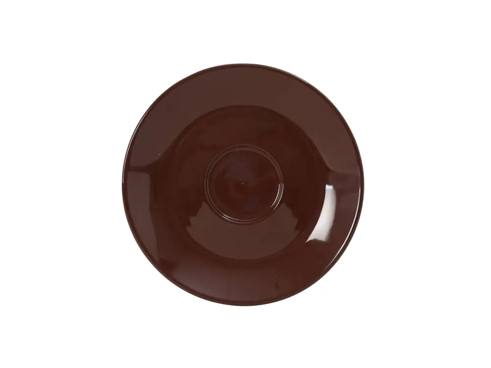 Decorated Cappuccino Saucer