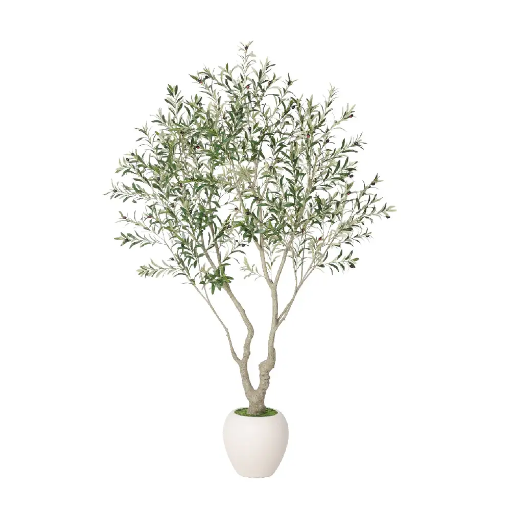 ' Artificial Olive Tree in Planter