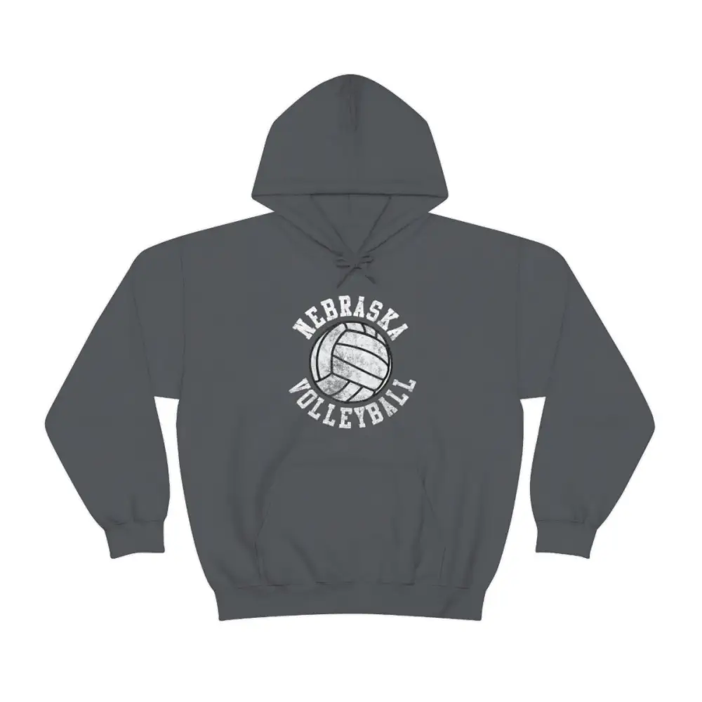 Vintage Volleyball Graphic Pullover Hoodie