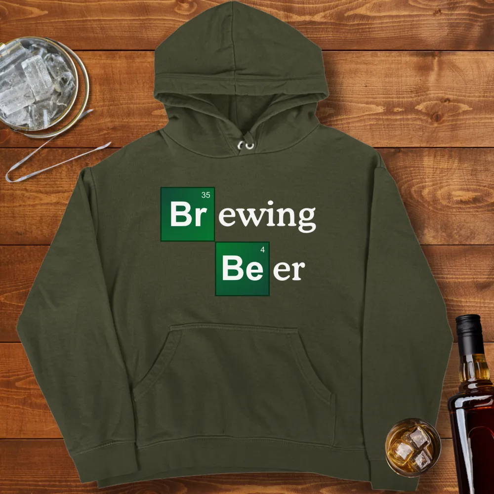 Brewing Beer Graphic Pullover Hoodie