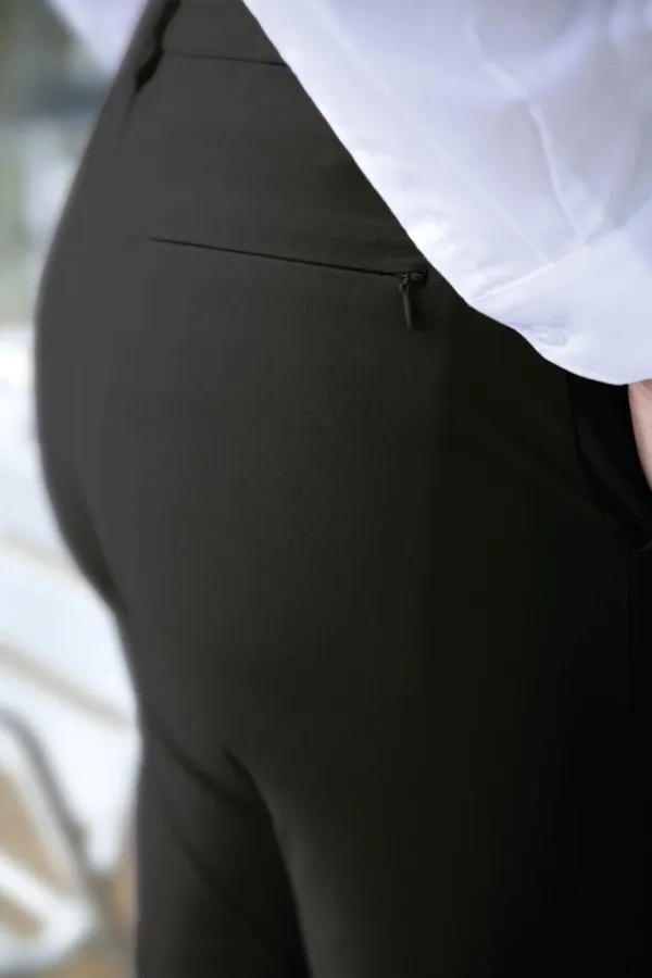 Women's Tailored Fit Workwear Stretch Chino Trousers