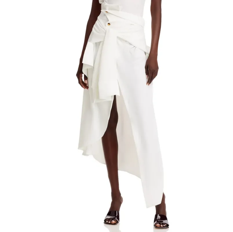 Button Closure Skirt
