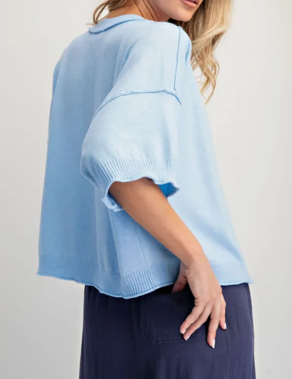Crew Neck Cashmere Cardigan