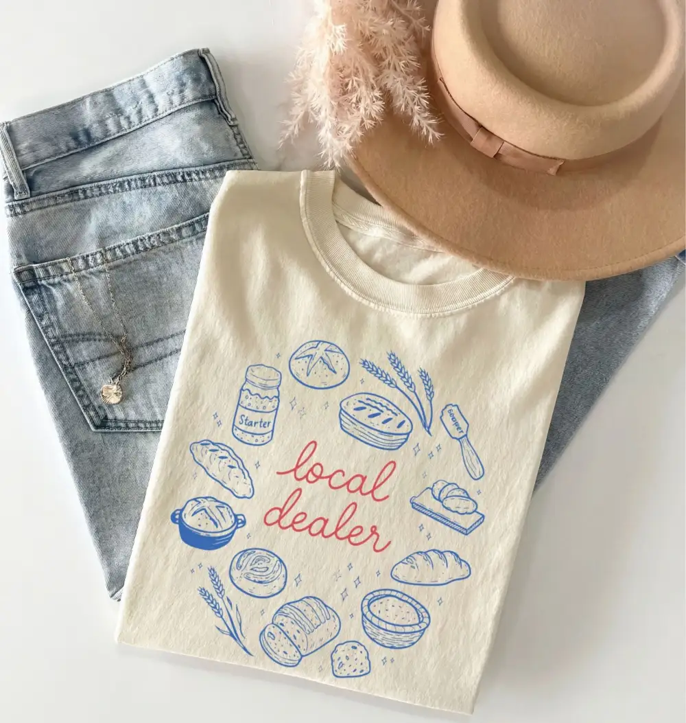 Sourdough Market Graphic Cotton Tee