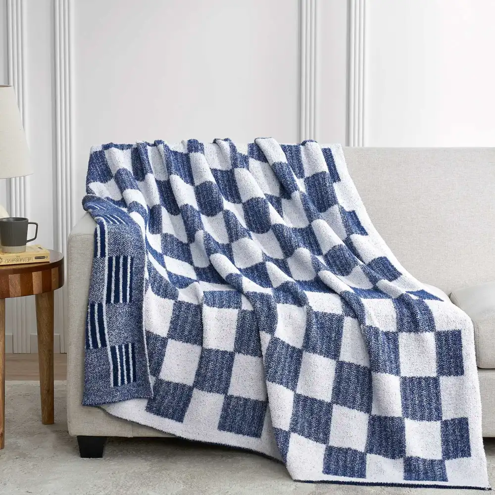Layered Checkered Blanket