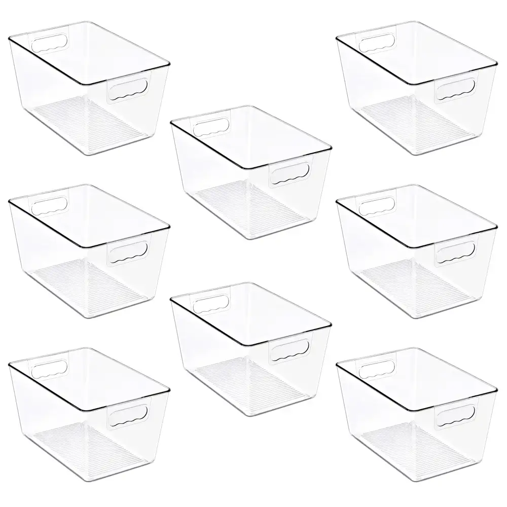 Clear Storage Bins With Handles