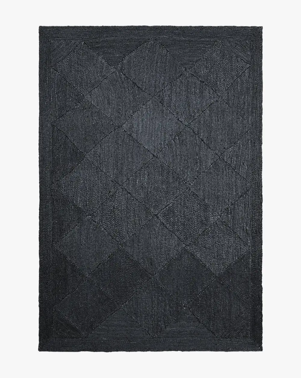 Diamond Handwoven Jute Area Rug