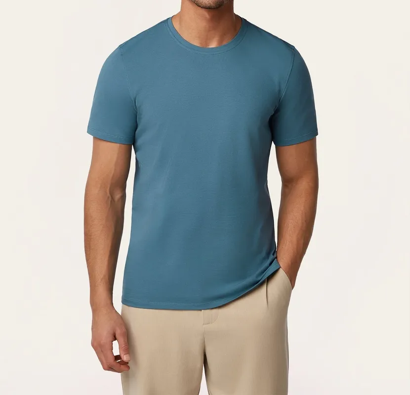 Heavyweight T-Shirt Teal Blue