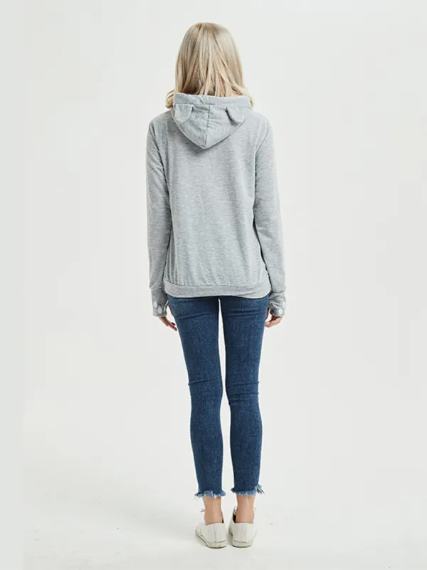 Pocketed Knit Sweatshirt