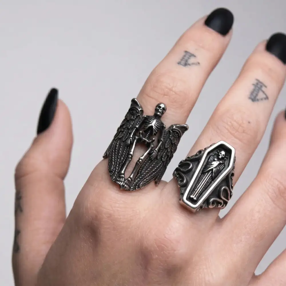 Men's Angel Of Death Ring