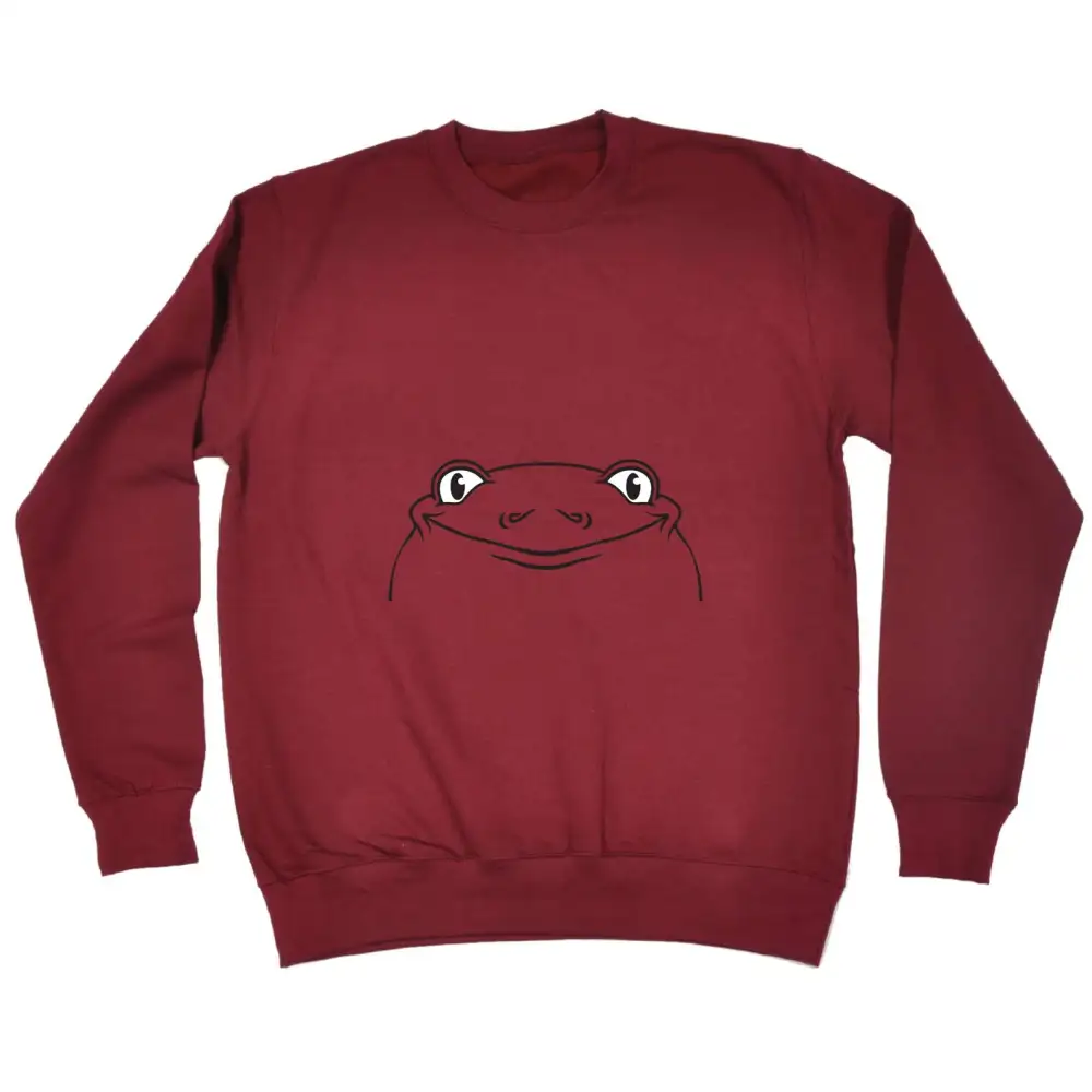 Frog Face Graphic Sweatshirt