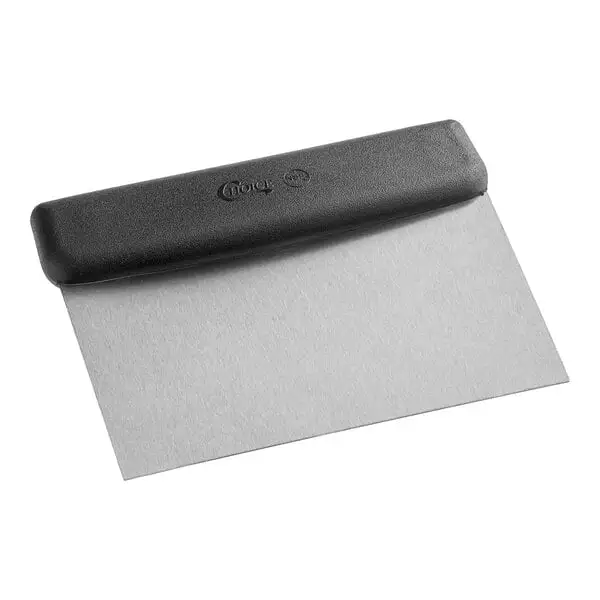 Compact High Carbon Stainless Steel Dough Cutter Bench Scraper with Handle