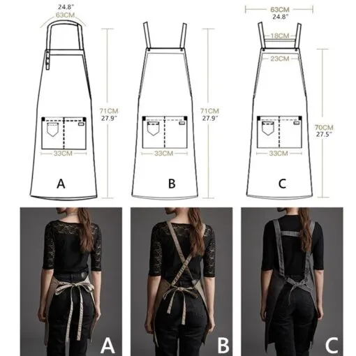 Canvas Kitchen Work Apron